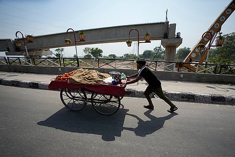 Hot weather in Jammu